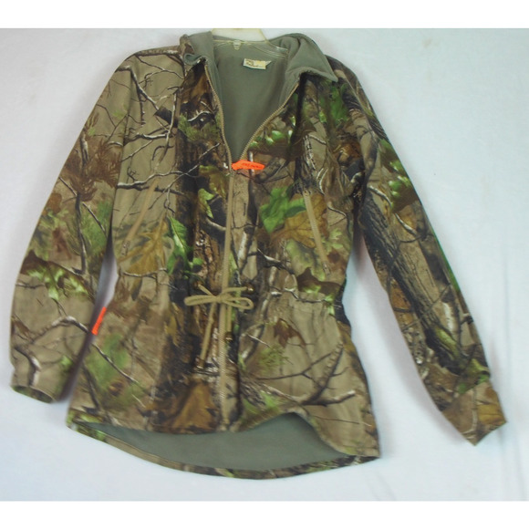 She Safari Polartec Realtree Camouflage Fleece Lined Hunting Coat Women’s Small - Picture 12 of 12